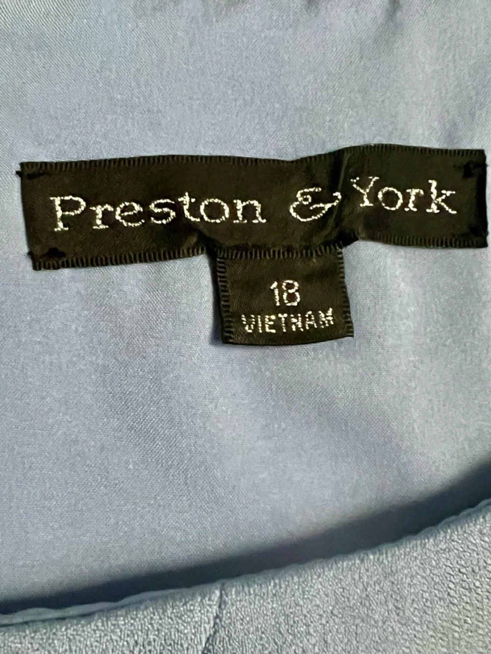 Preston and York periwinkle blue shift dress. - Picture 4 of 5